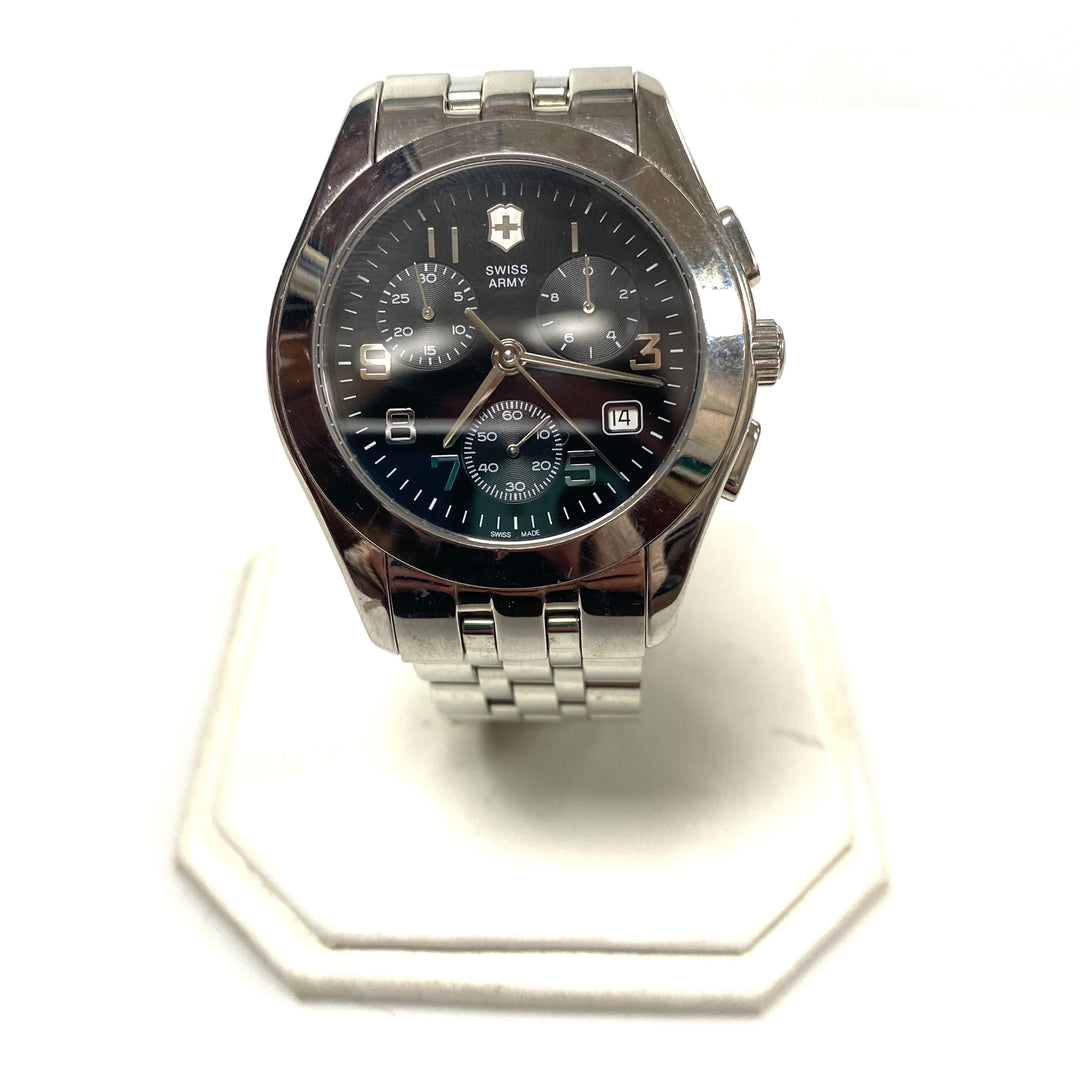 v488 Victorinox Swiss Army Alliance Chronograph Stainless Steel WR 100m Men's Wrist Watch