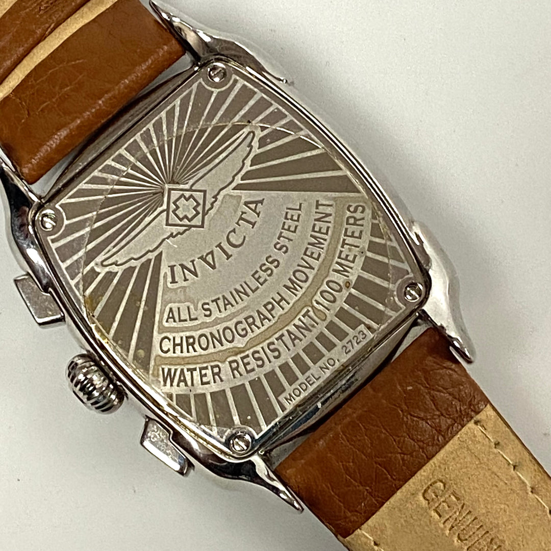 v564 Invicta Lupah Stainless Steel Chronograph model 2723 Men's Wrist Watch 100M