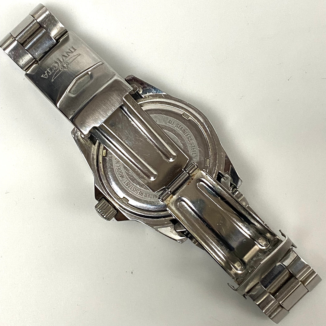 v565 Invicta Pro Diver 200m All Stainless Steel Men's Wrist Watch Model 33266