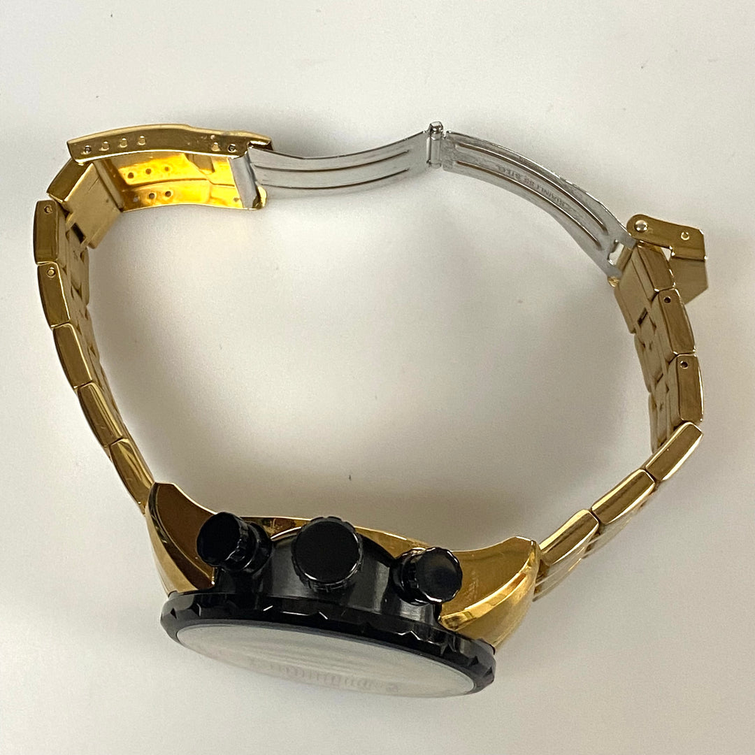 v566 Invicta Aviator 100m WR All Stainless Steel Men's Wrist Watch Model 17205