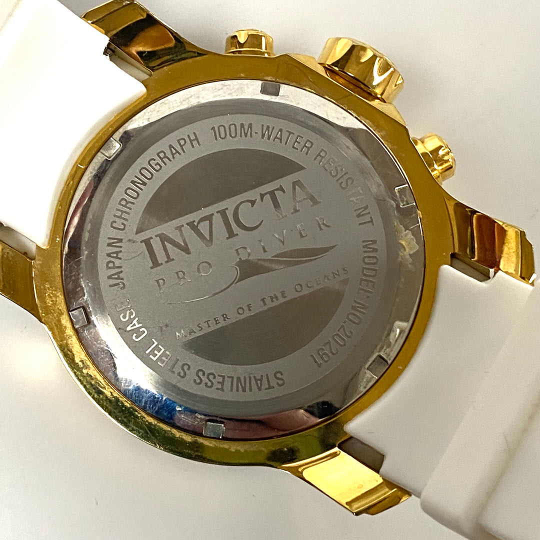 v567 Invicta Pro Diver 100m Stainless Steel Men's Chronograph Wrist Watch 20291