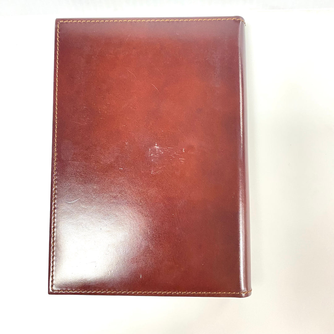 v569 Vintage Original 1989 Geneva Rolex Leather Blank Pages Note pad Crown Logo