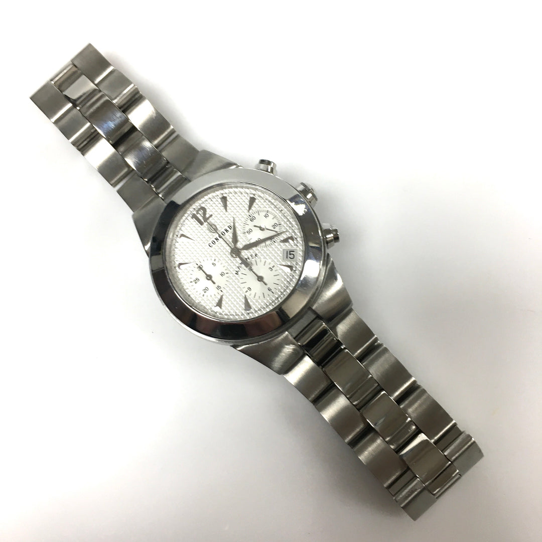 v644 Concord Mariner Automatic Chronograph Men's Wrist Watch Swiss & Display Box