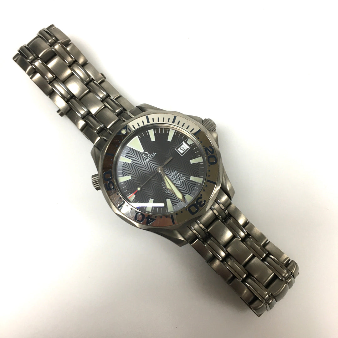 v645 Vintage Omega Seamaster Anniversary Automatic Diver 1000m Men's Wrist Watch