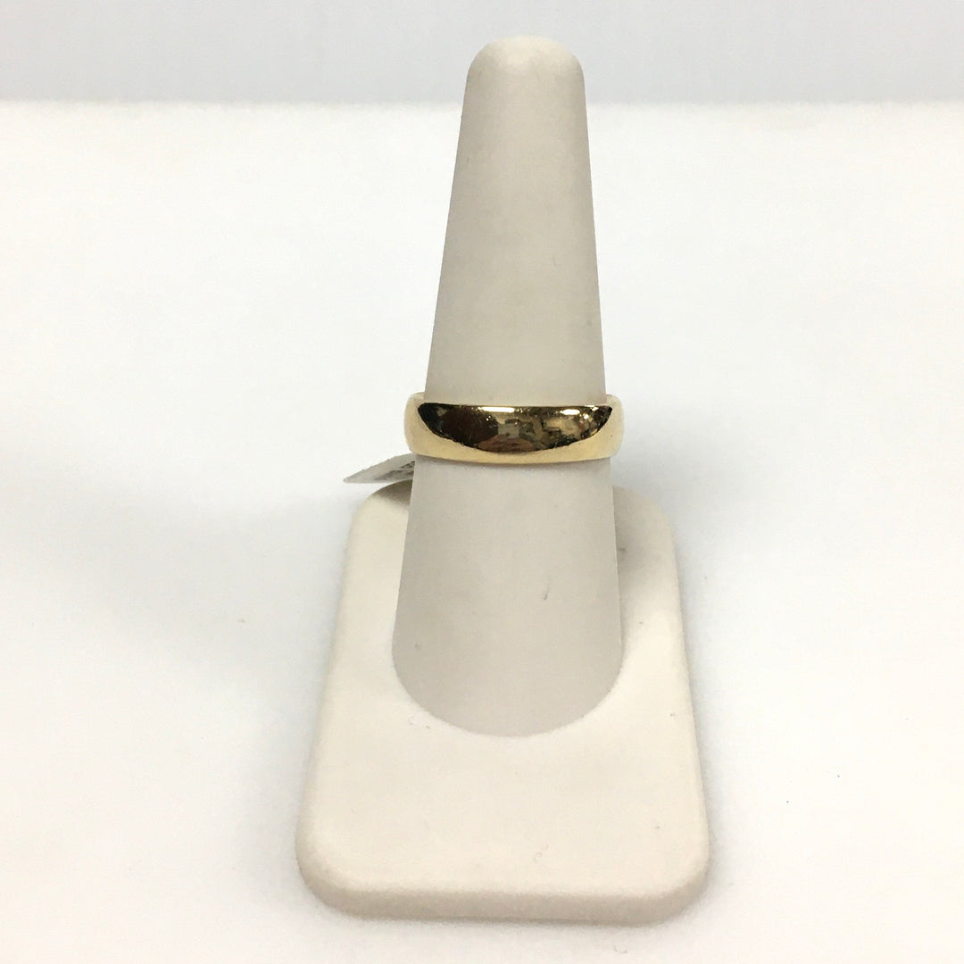 v666 Vintage 14k Yellow Gold 5mm Wide Wedding Band Size 8