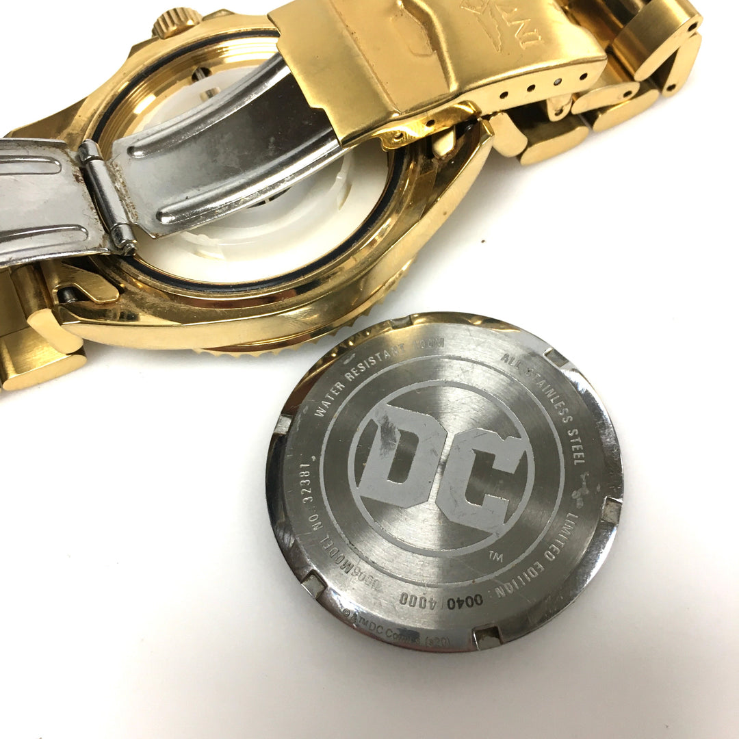v697 Invicta DC Comics Batman Limited Edition Model 32381 Quartz Wrist Watch