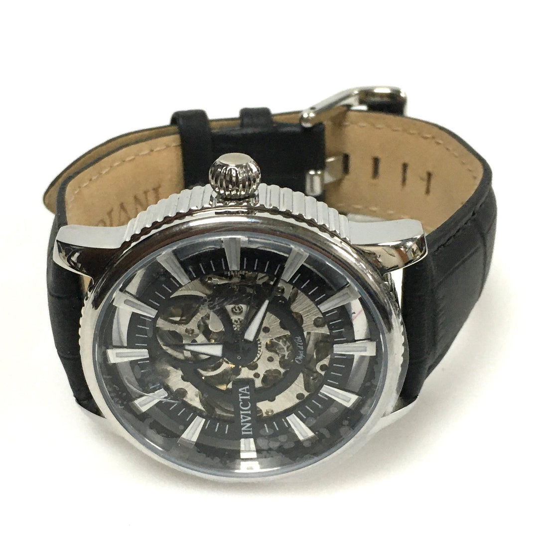 v703 Invicta Objet D'Art Automatic Model 22641 Skeletonized Dial Men's Wrist Watch