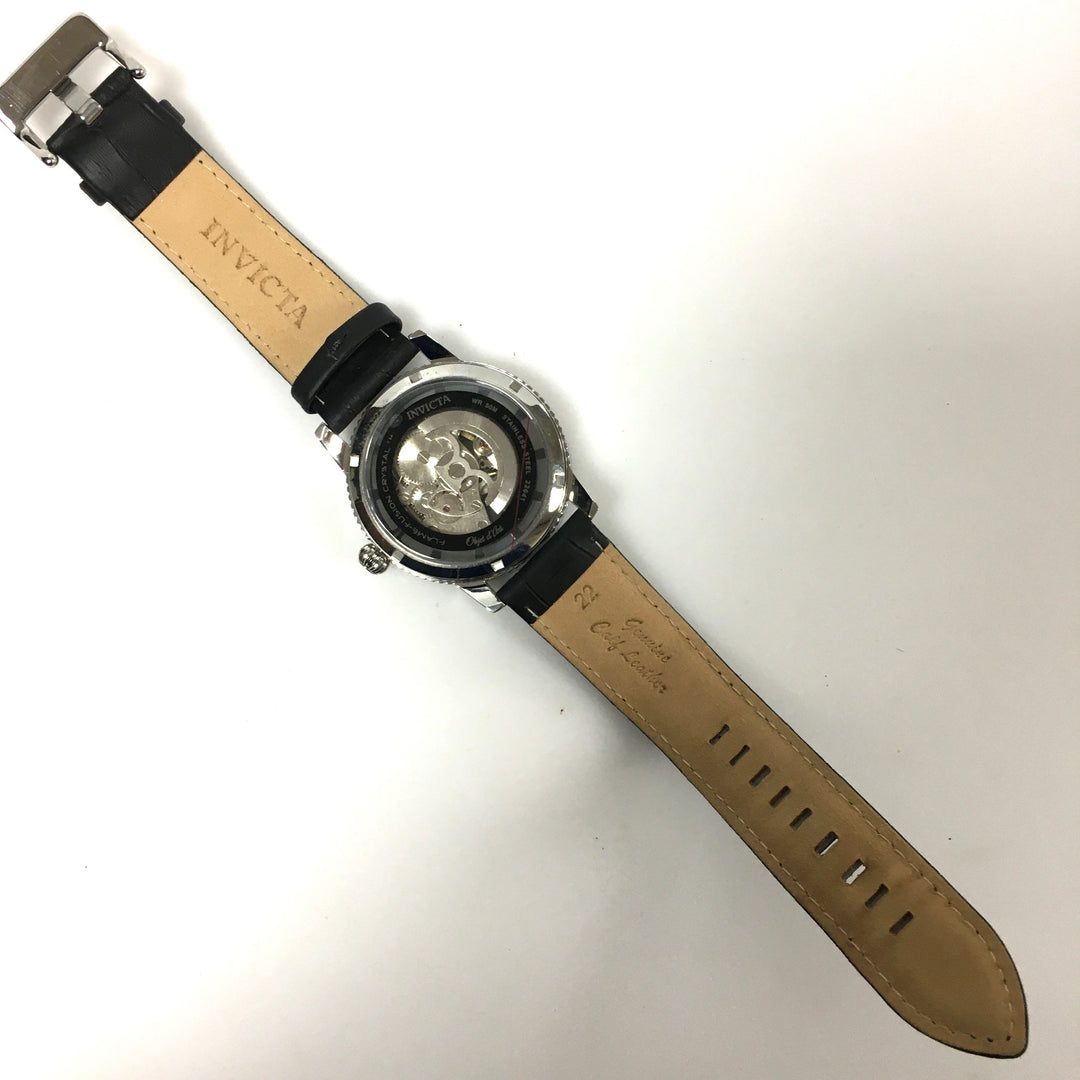 v703 Invicta Objet D'Art Automatic Model 22641 Skeletonized Dial Men's Wrist Watch
