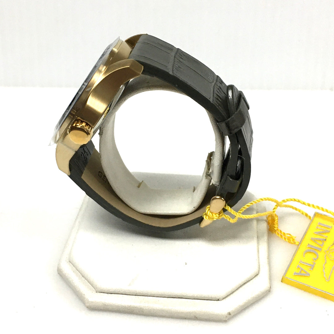 v704 Invicta Specialty Mechanical Model 17262 Gold Skeleton Men's Wrist Watch