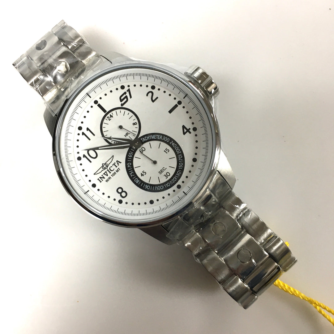 v714 Invicta Men's 23059 S1 Rally Quartz Multifunction Silver Dial Wrist Watch