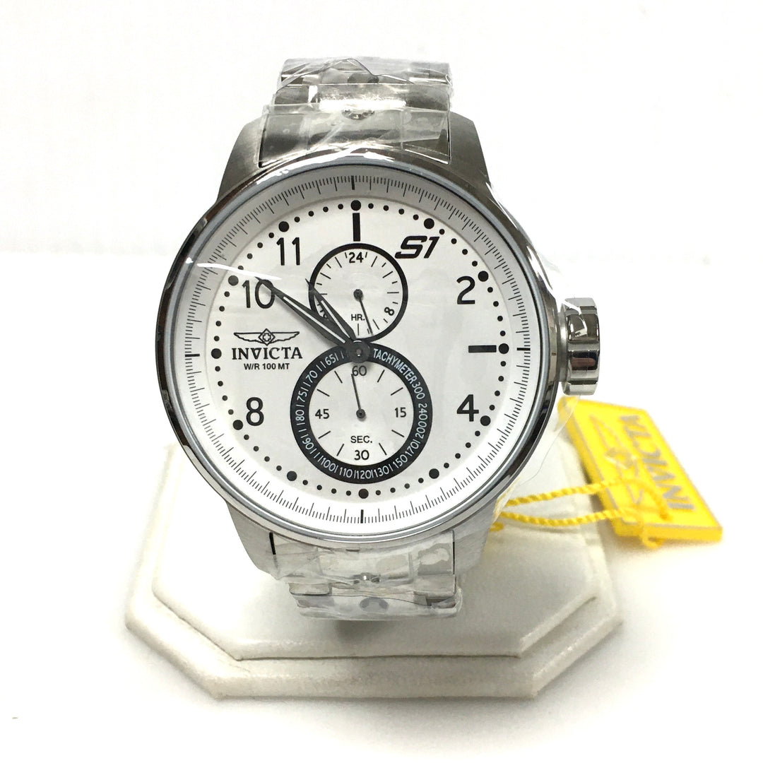 v714 Invicta Men's 23059 S1 Rally Quartz Multifunction Silver Dial Wrist Watch