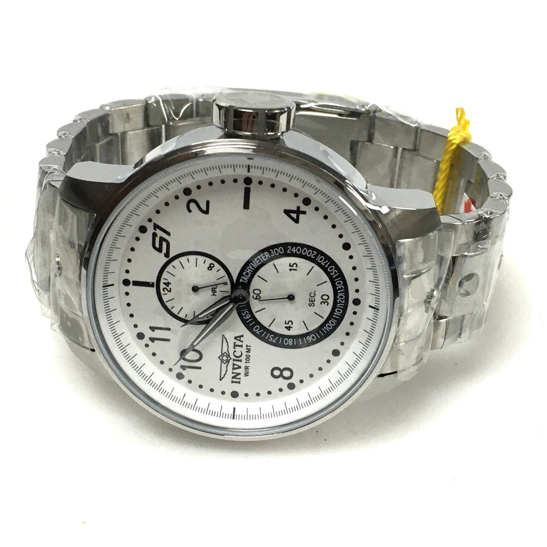 v714 Invicta Men's 23059 S1 Rally Quartz Multifunction Silver Dial Wrist Watch