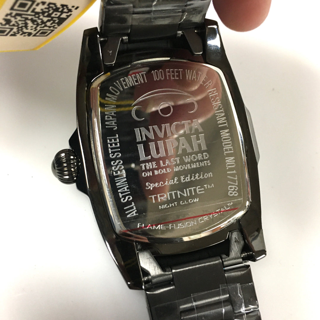 v718 Invicta Grand Lupah Special Edition Model 17768 Stainless Japanese PC21 Quartz Men's Wrist Watch