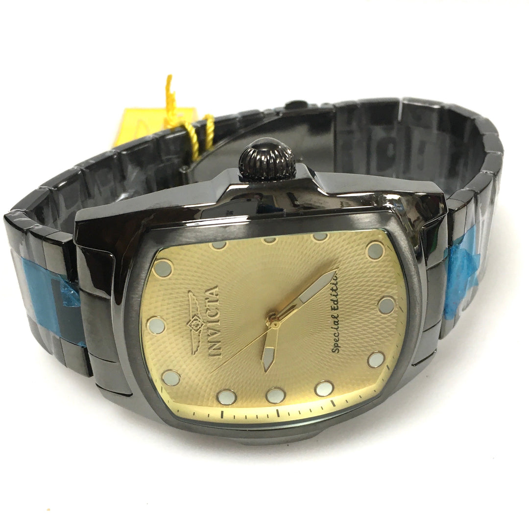 v718 Invicta Grand Lupah Special Edition Model 17768 Stainless Japanese PC21 Quartz Men's Wrist Watch