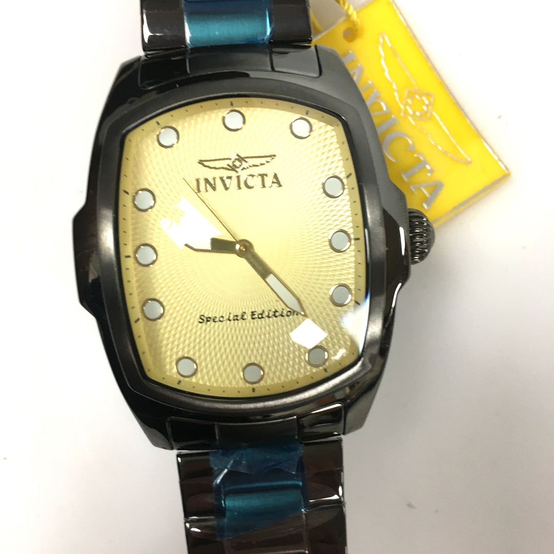 v718 Invicta Grand Lupah Special Edition Model 17768 Stainless Japanese PC21 Quartz Men's Wrist Watch