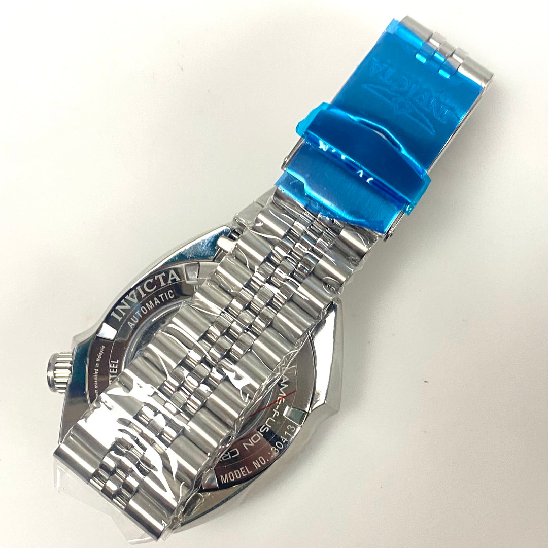 v723 Invicta Pro Diver Model 30413 Sunray Orange Dial Automatic Men Wrist Watch