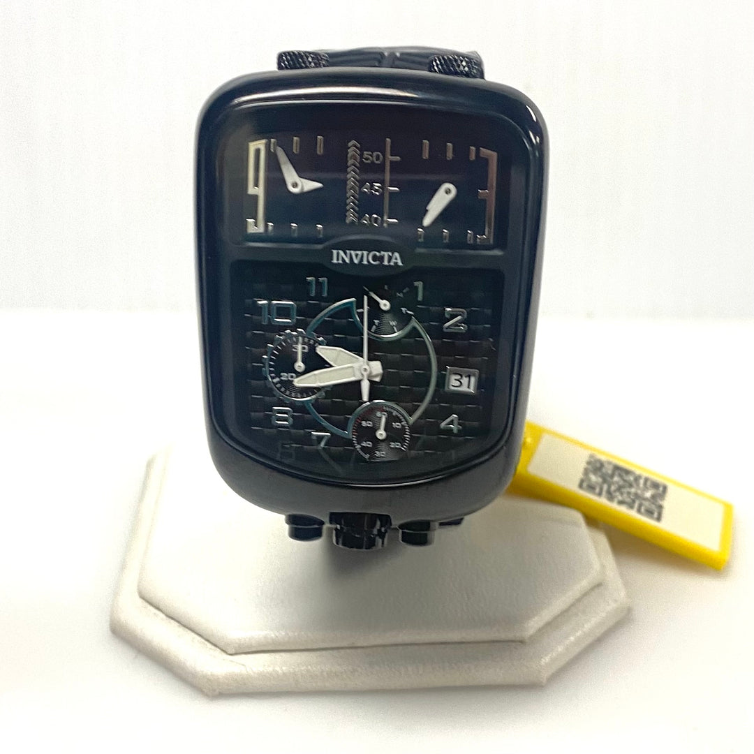 v724 Invicta S1 Rally Men's Model 2970 Triple Time Zone Chronograph Wrist Watch