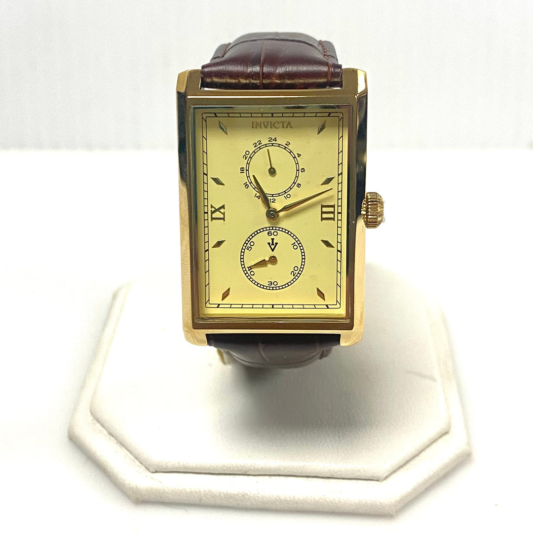v728 Invicta Vintage Model 46859 Japanese VH61 Quartz Movement Men's Wrist Watch