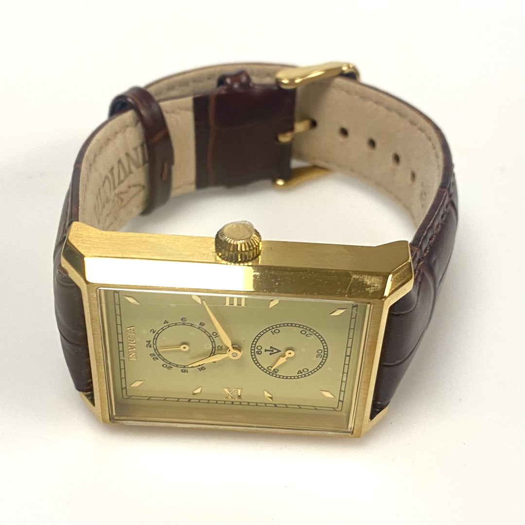 v728 Invicta Vintage Model 46859 Japanese VH61 Quartz Movement Men's Wrist Watch