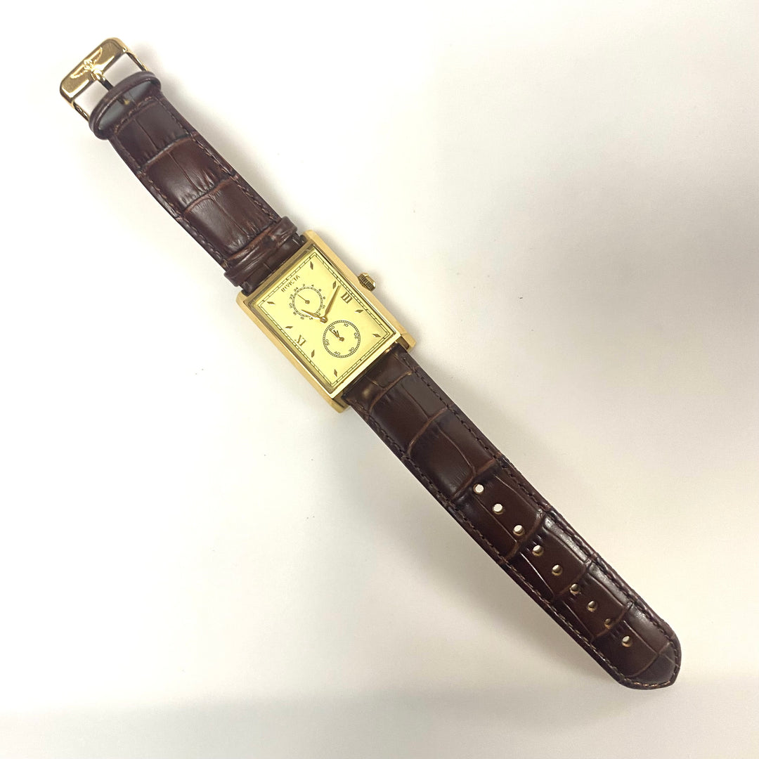 v728 Invicta Vintage Model 46859 Japanese VH61 Quartz Movement Men's Wrist Watch