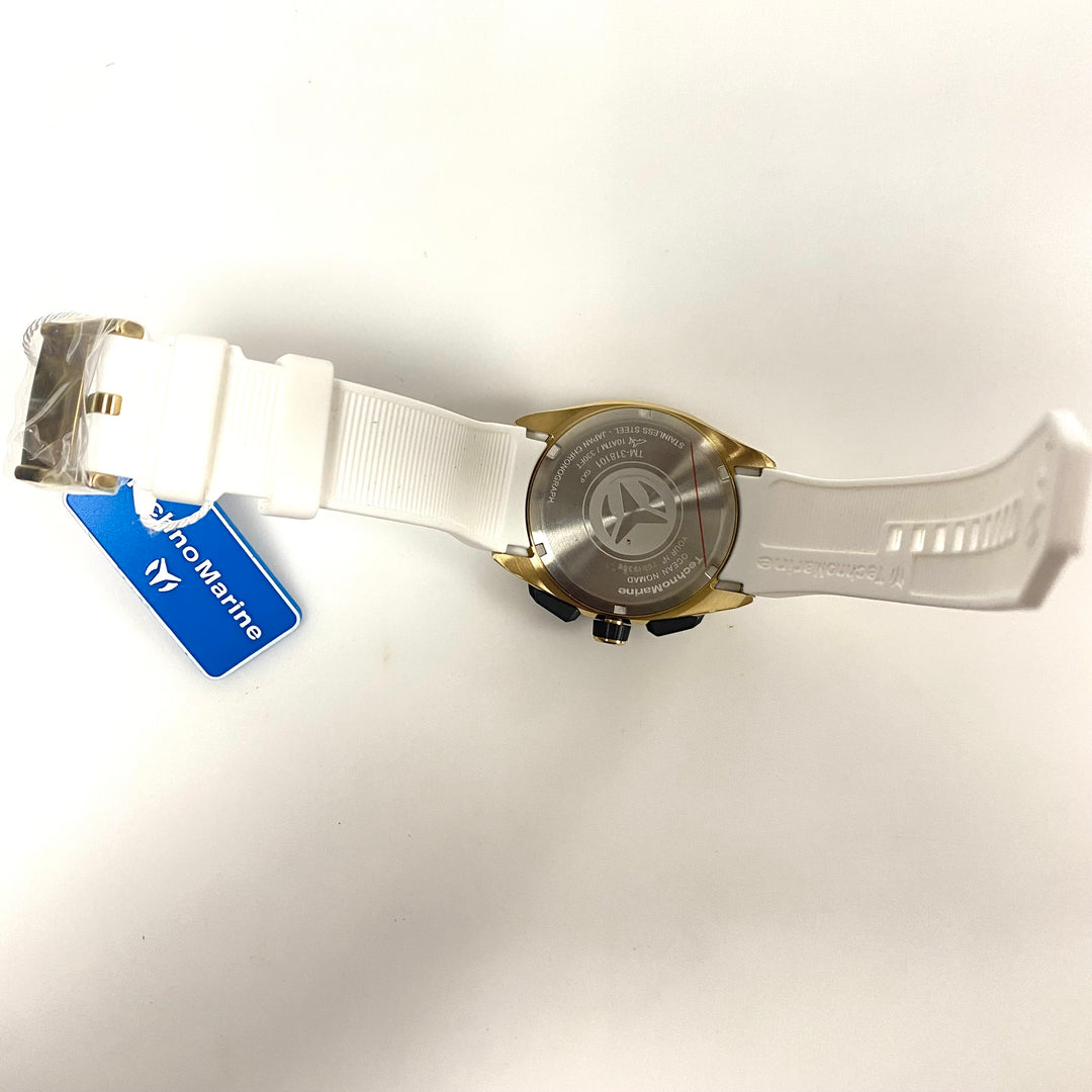 v755 TechnoMarine Ocean Nomad Men's Watch Model: TM-318101 Stainless Steel Japan Movement