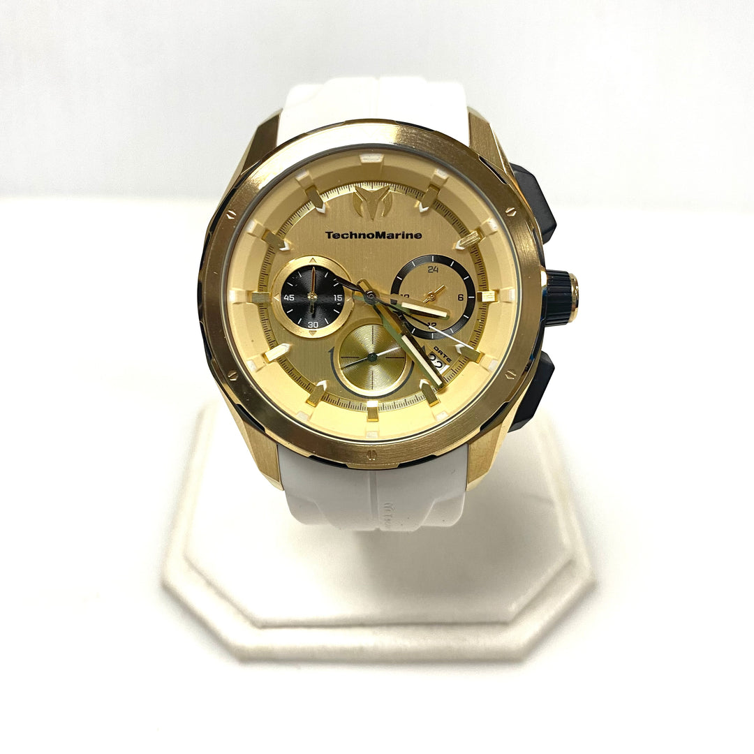 v755 TechnoMarine Ocean Nomad Men's Watch Model: TM-318101 Stainless Steel Japan Movement