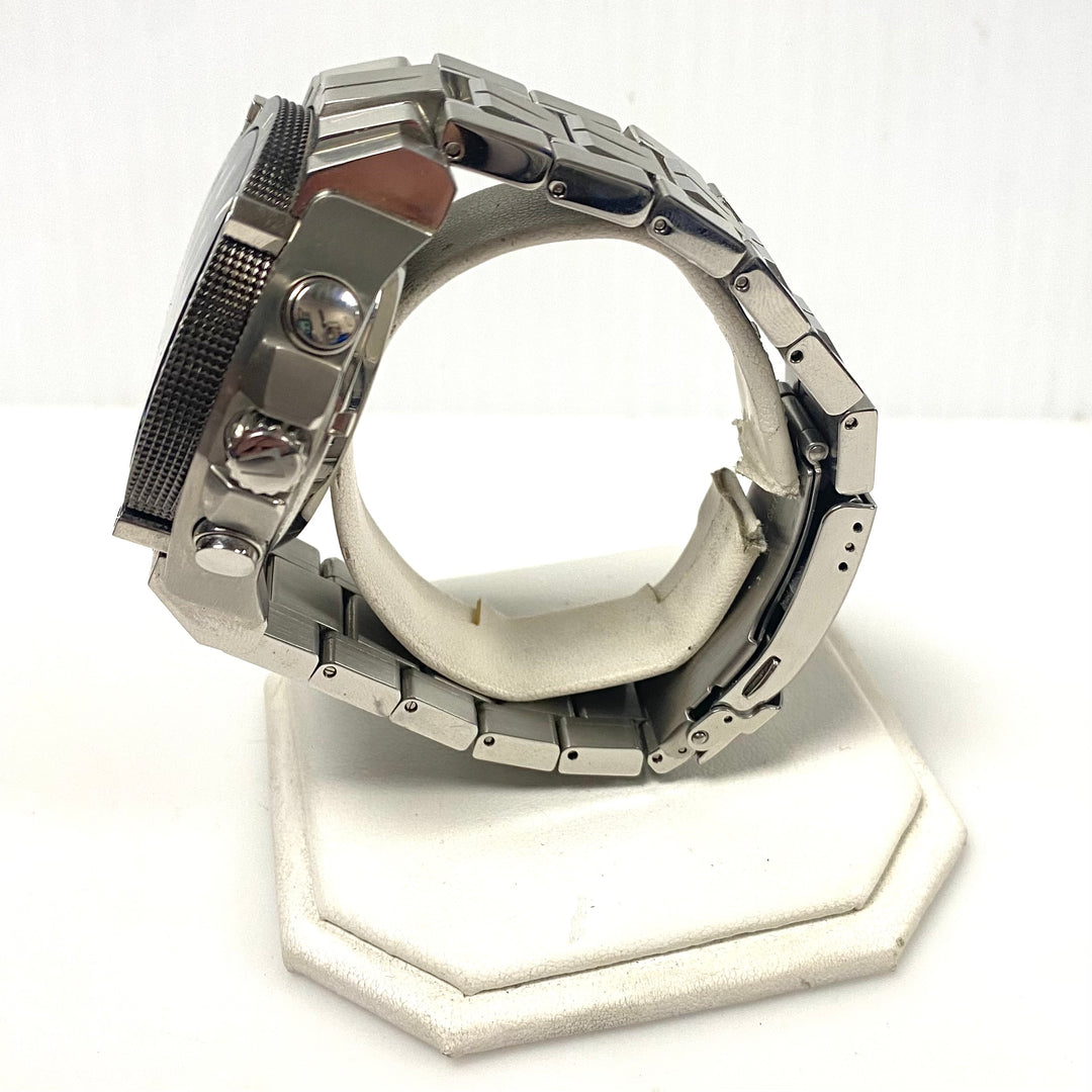 v758 Bulova Precisionist Chronograph Model 98B316 Quartz Stainless Steel Watch