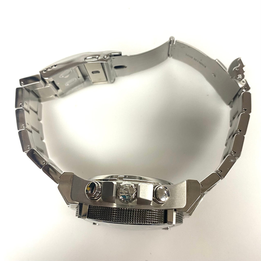 v758 Bulova Precisionist Chronograph Model 98B316 Quartz Stainless Steel Watch