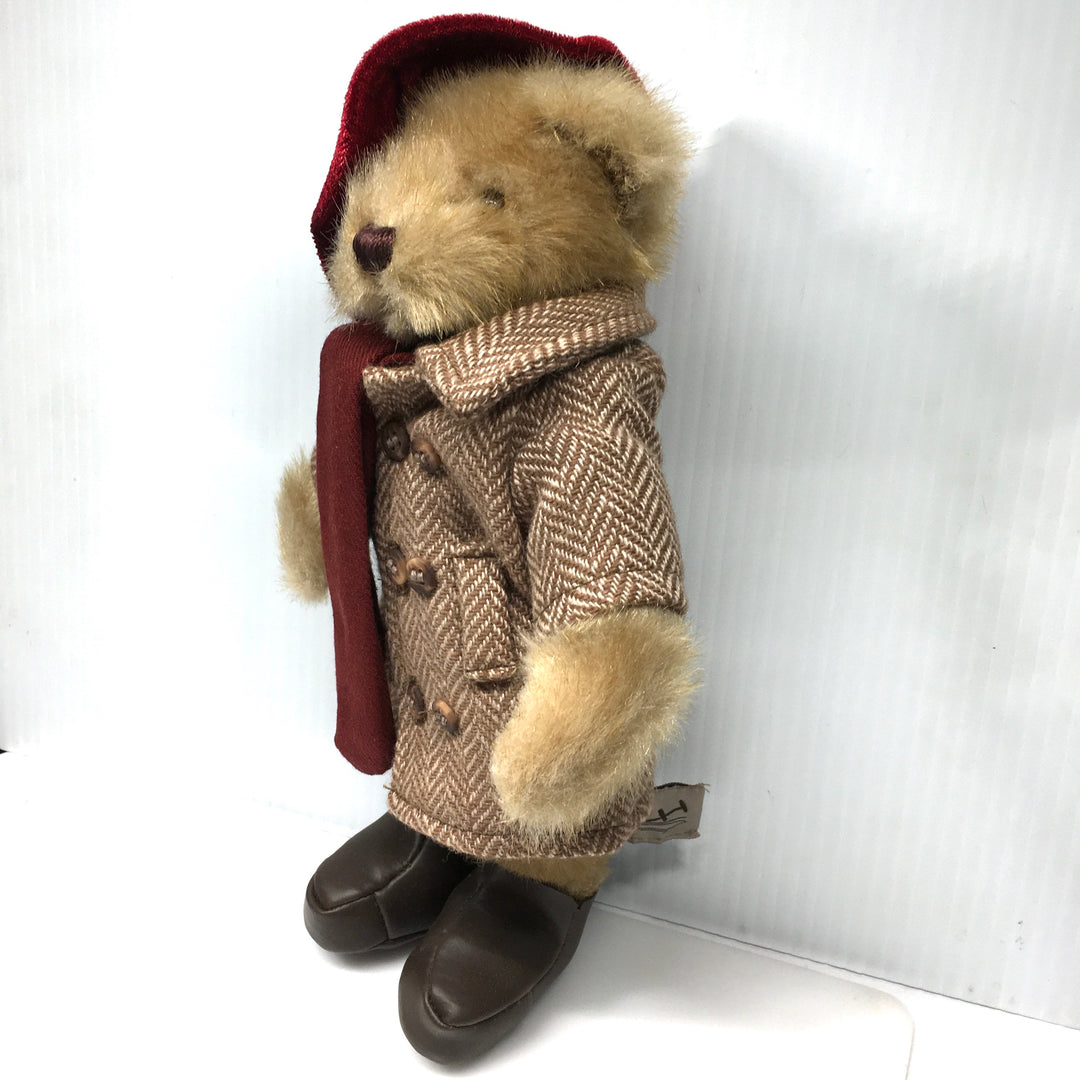 v759 Vintage RICH 11" Poseable Dressed for Winter Plush Teddy Bear Soft Toy