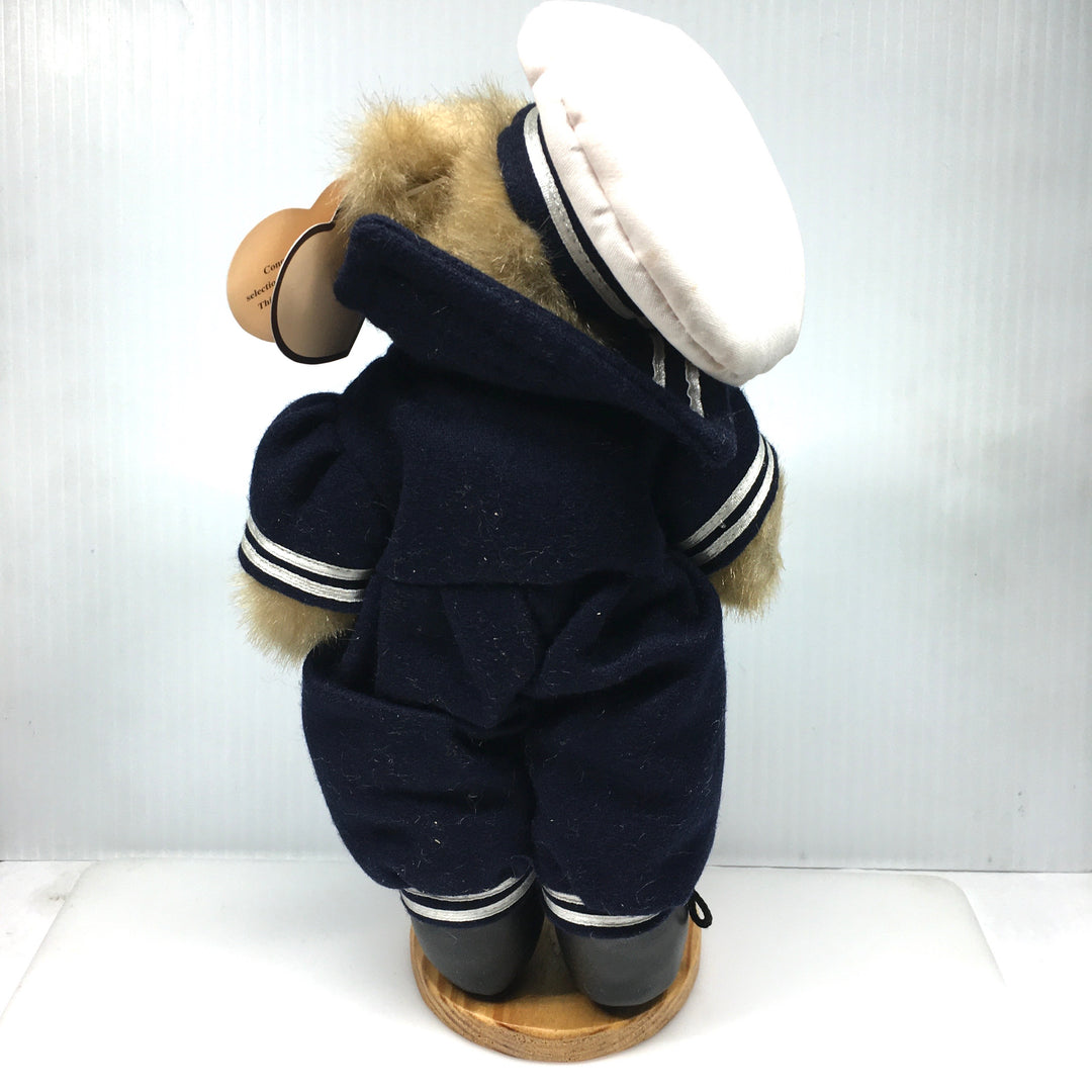 v761 Vintage RICH 11" Casey the 1940s Navy Sailor Teddy Bear Plush Soft Collectible Toy