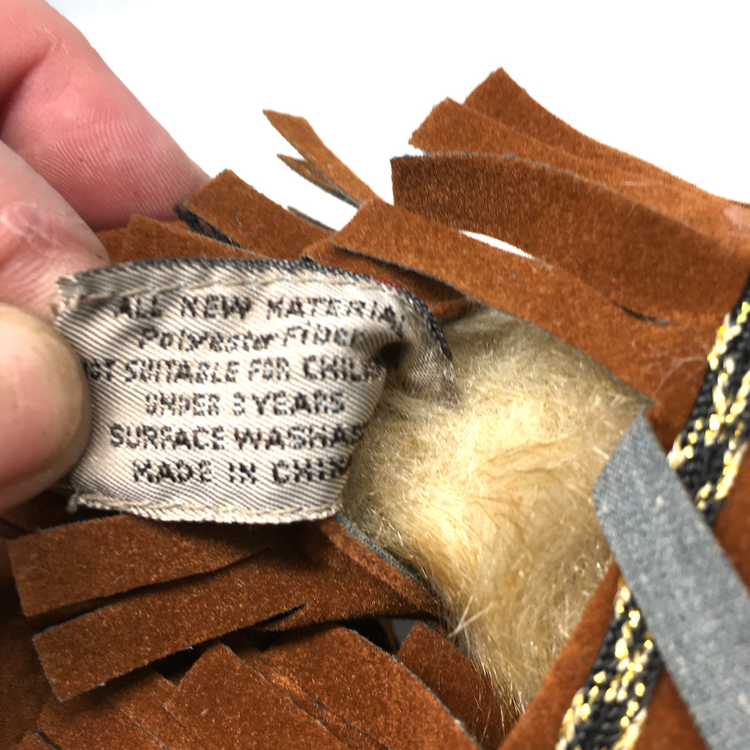 v762 Vintage RICH 10" Teddy Bear Dressed in Native American-style Outfit Collectible Soft Toy