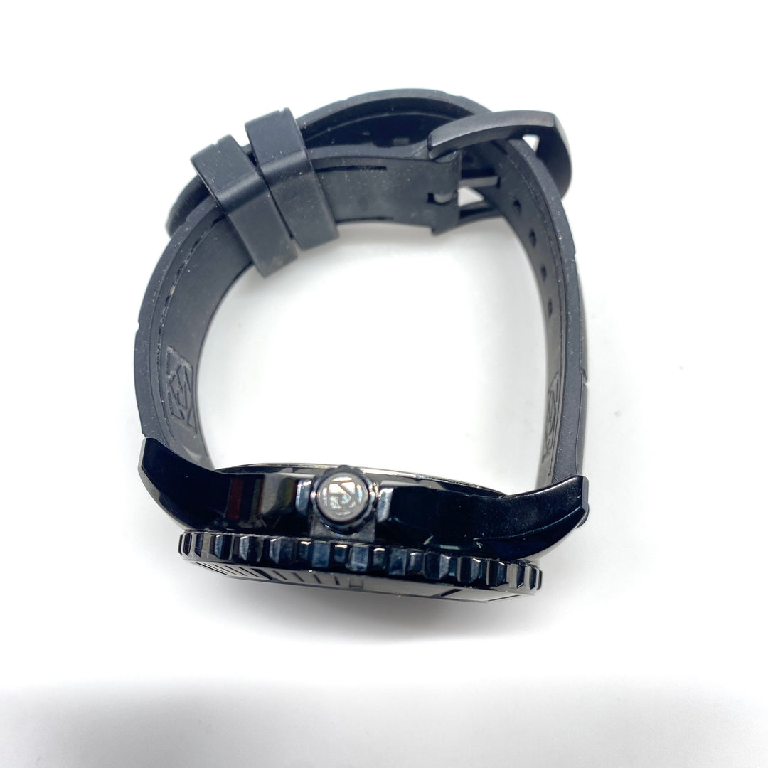 v769 Relic Stainless Steel Black Ion Silicone Men's Wrist Watch model ZR15689