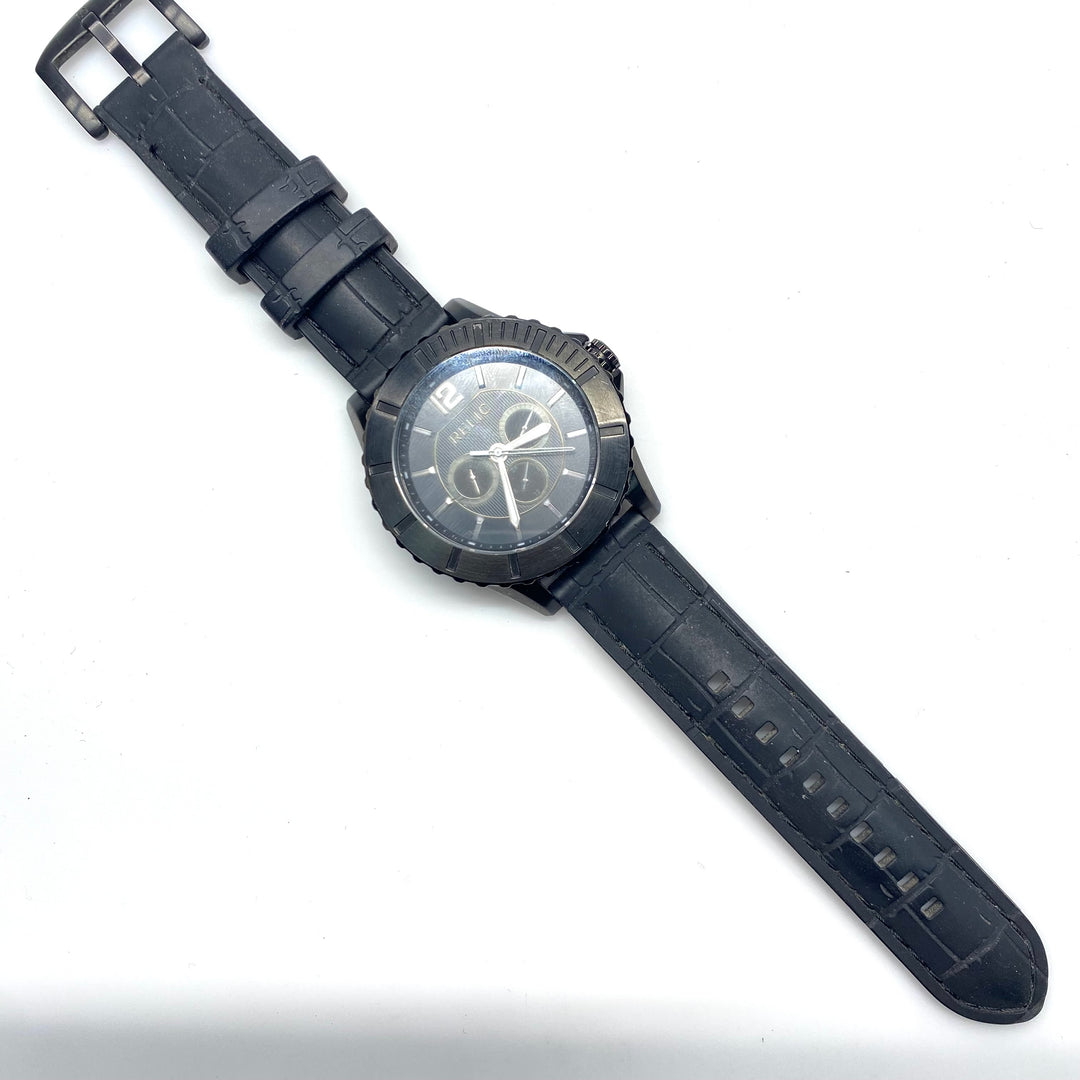 v769 Relic Stainless Steel Black Ion Silicone Men's Wrist Watch model ZR15689
