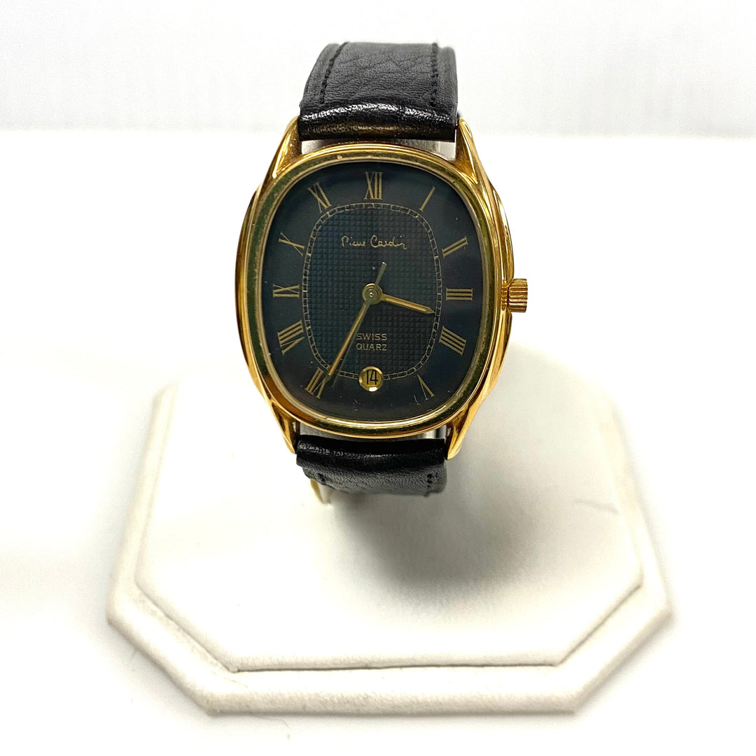 v770 vintage Pierre Cardin Swiss Quartz Chromachron Gold Tone Men's Wrist Watch