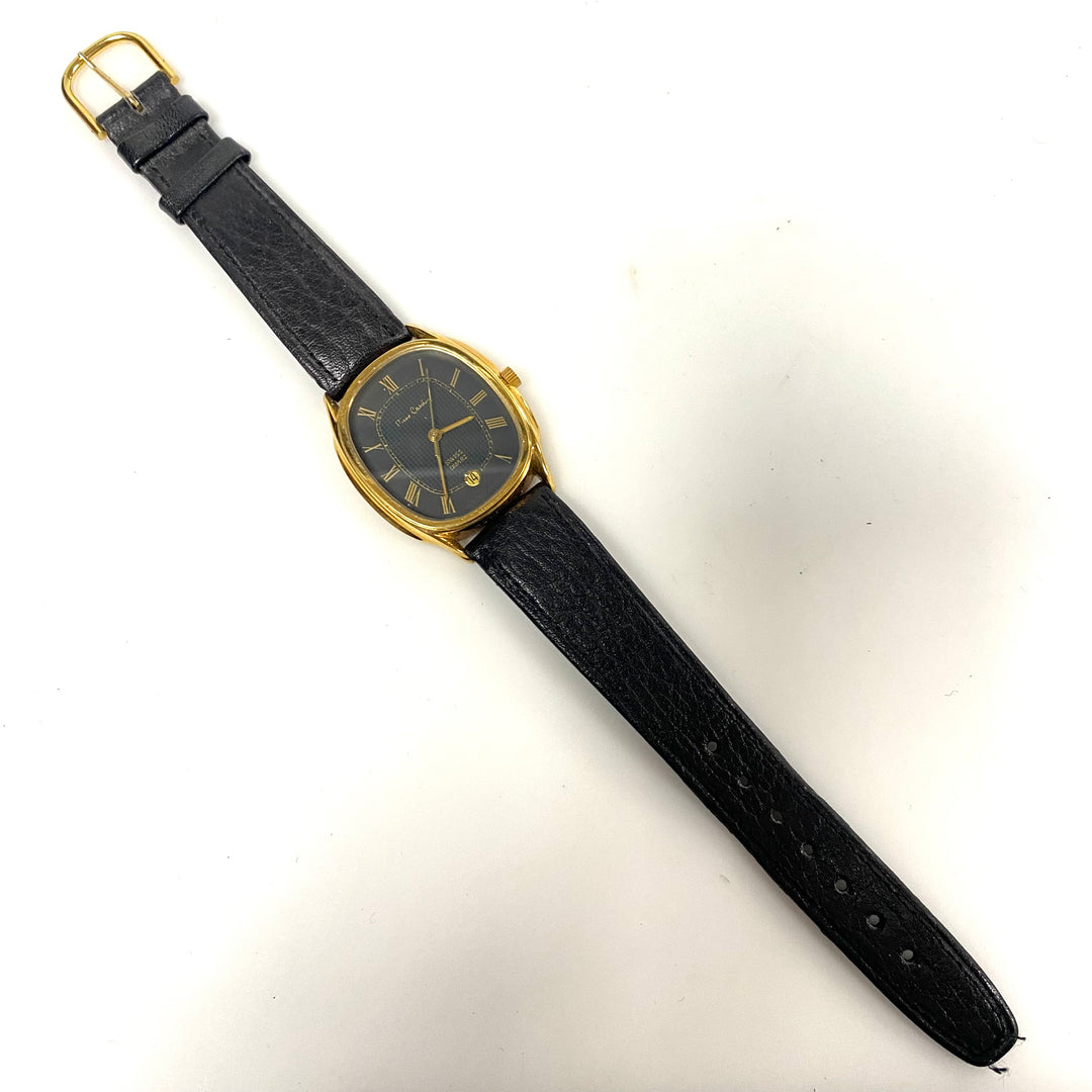 v770 vintage Pierre Cardin Swiss Quartz Chromachron Gold Tone Men's Wrist Watch