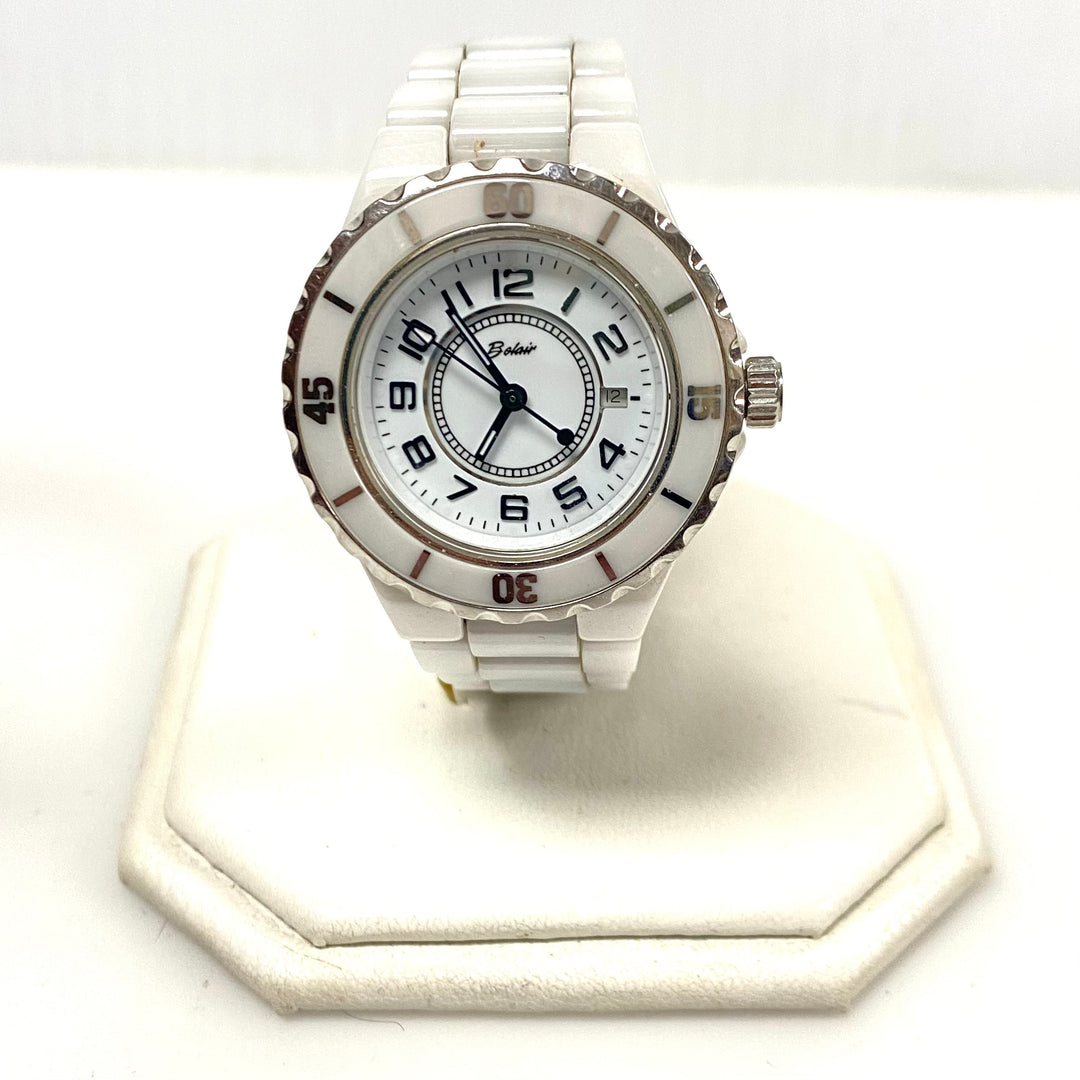 v771 Vintage Belair Sporty-chic design White Ceramic Bracelet Women's Wrist Watch
