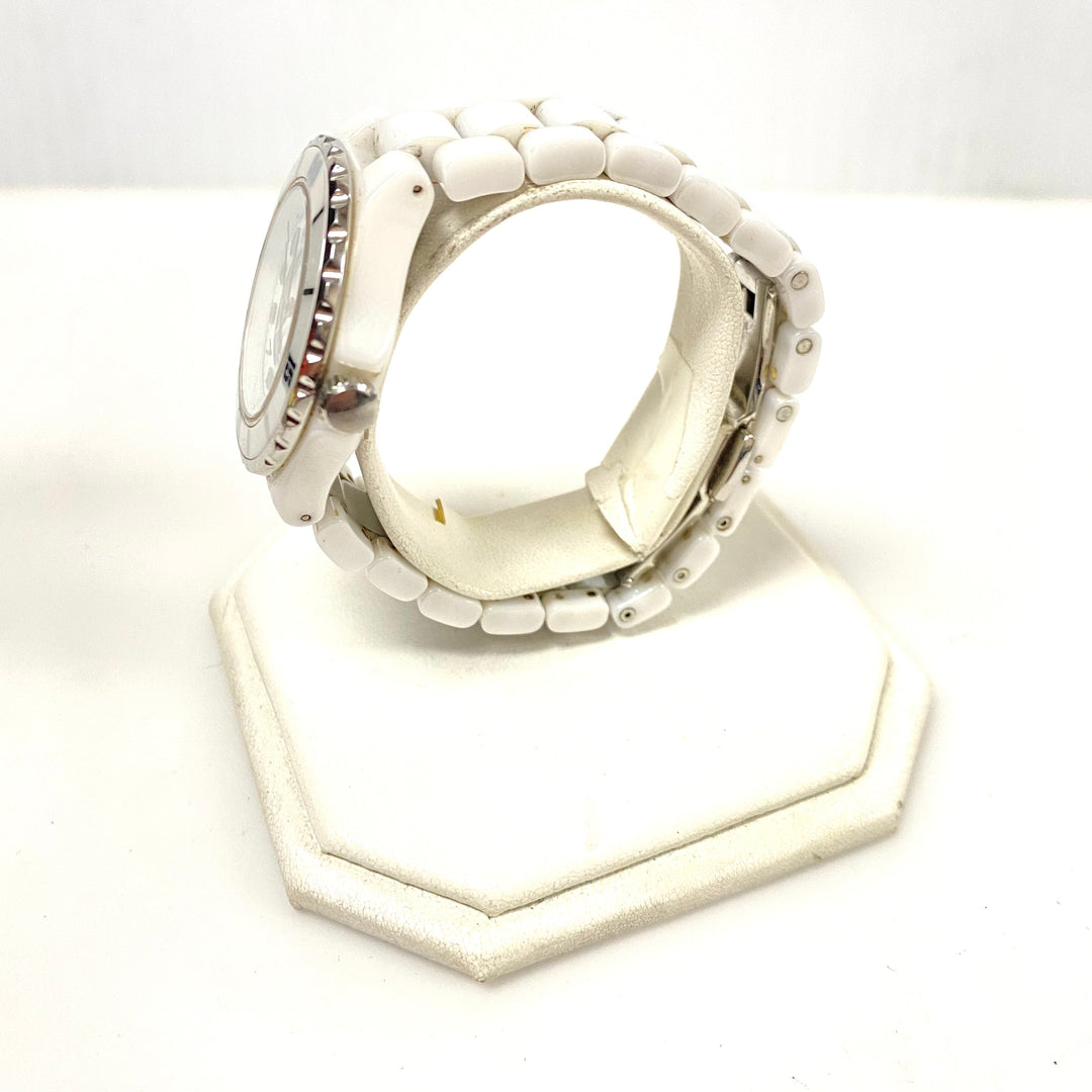 v771 Vintage Belair Sporty-chic design White Ceramic Bracelet Women's Wrist Watch
