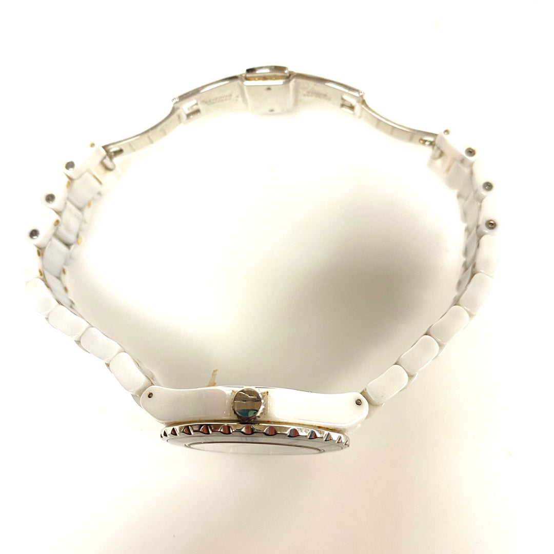 v771 Vintage Belair Sporty-chic design White Ceramic Bracelet Women's Wrist Watch