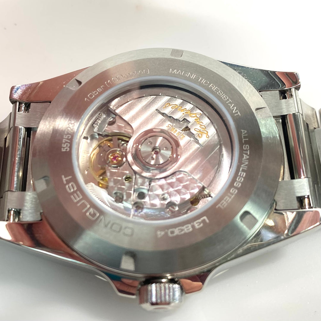 v773 Longines Conquest Automatic L3.830.4.02.6 Stainless Steel 10bar Wrist Watch