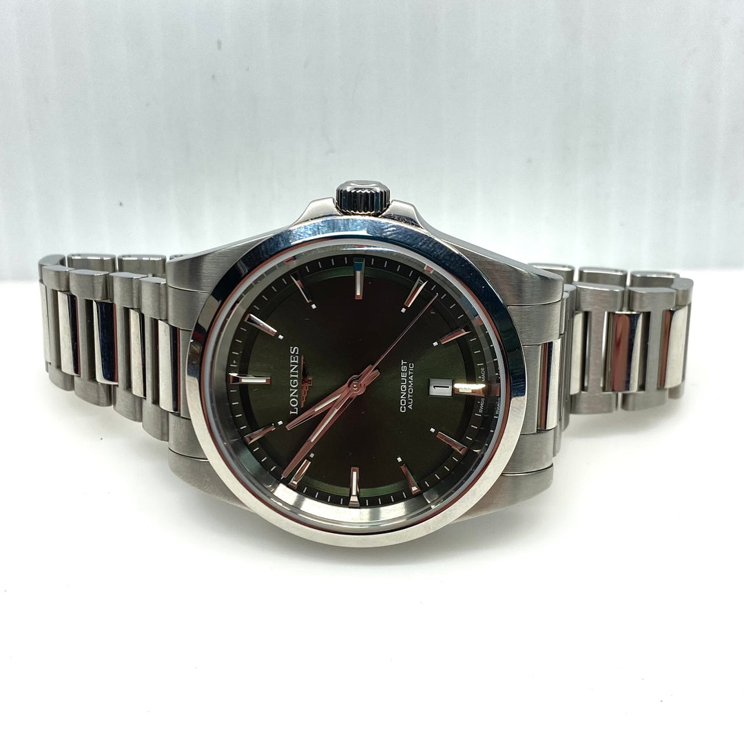 v773 Longines Conquest Automatic L3.830.4.02.6 Stainless Steel 10bar Wrist Watch