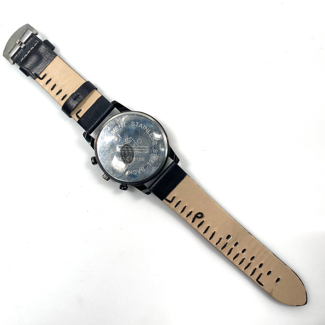 v775 Vintage Stainless Steel Sport Analog Quartz Men's Wrist Watch