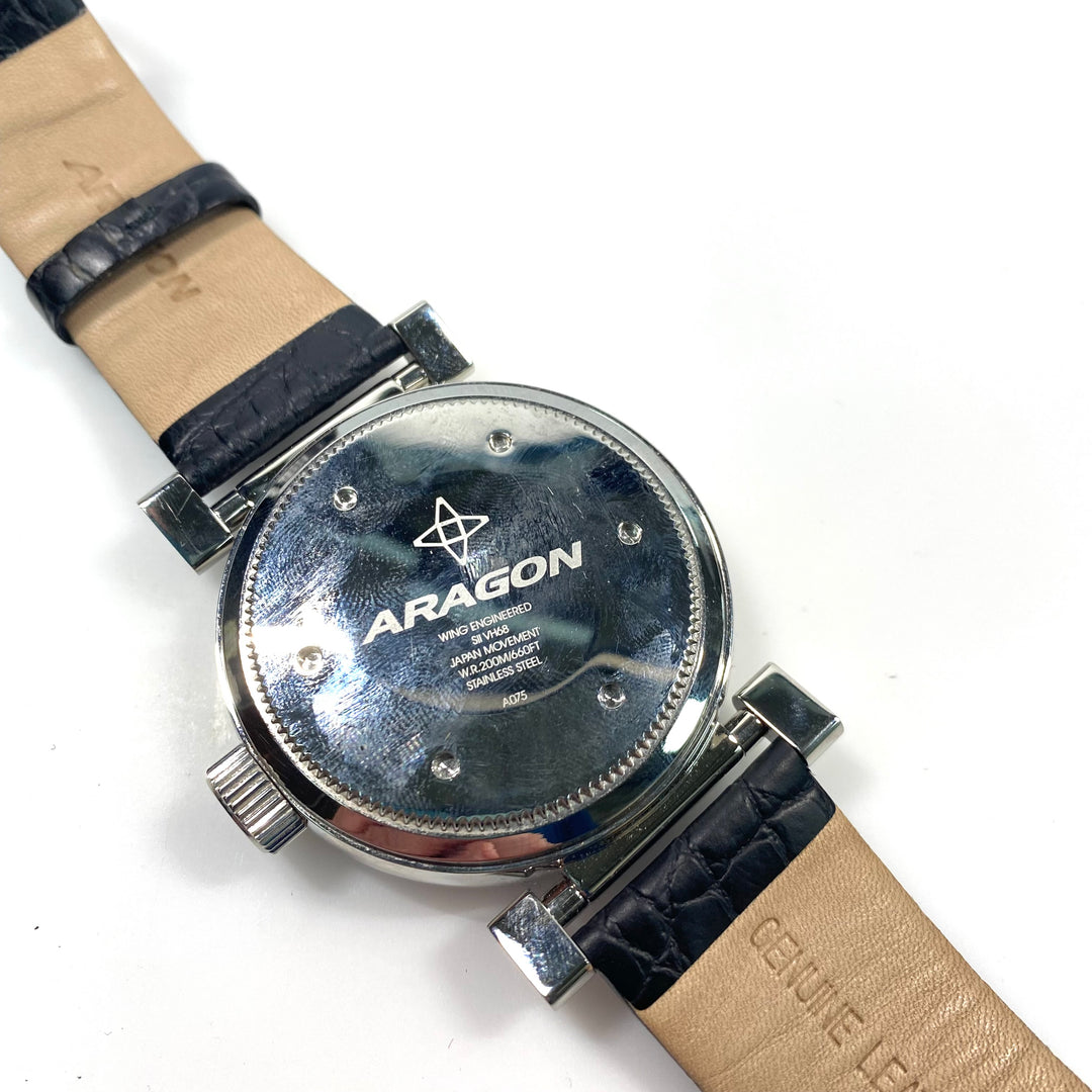 v776 Aragon M Collection Japanese Quartz Movement multi-function Wrist Watch