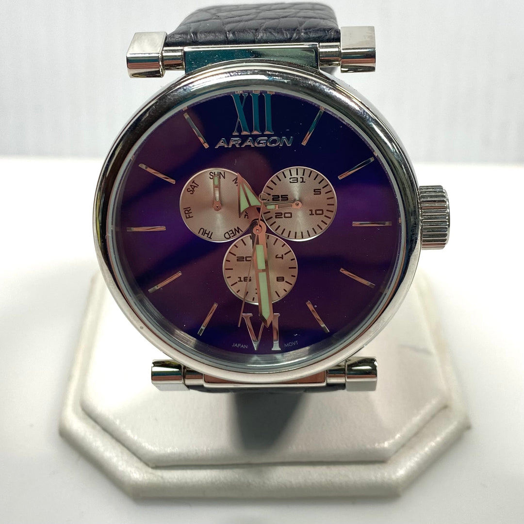 v776 Aragon M Collection Japanese Quartz Movement multi-function Wrist Watch