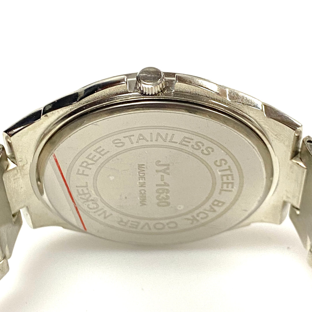 v780 Vintage Stainless Steel Multi-function Dial Quartz Movement Men Wrist Watch