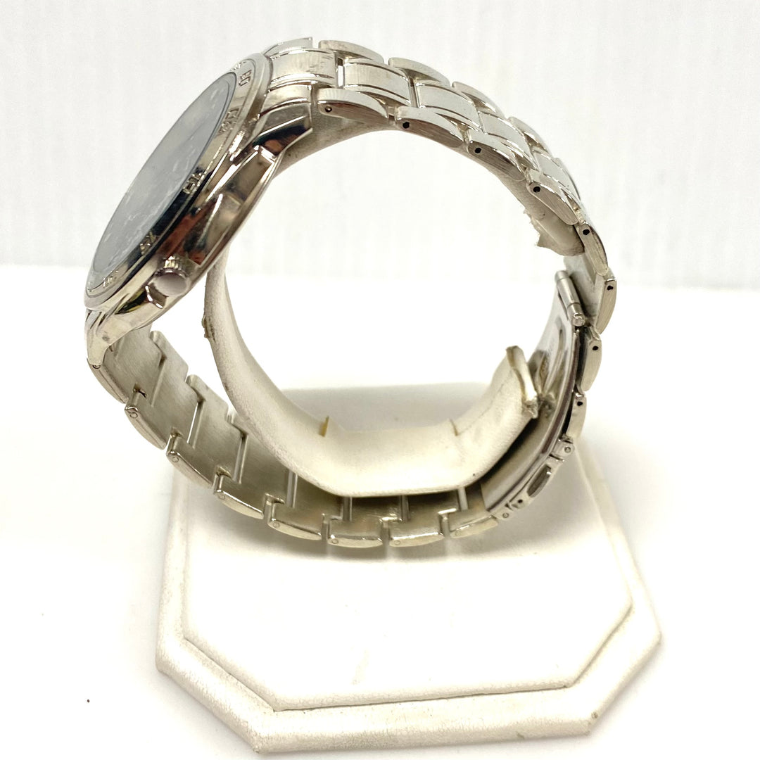 v780 Vintage Stainless Steel Multi-function Dial Quartz Movement Men Wrist Watch