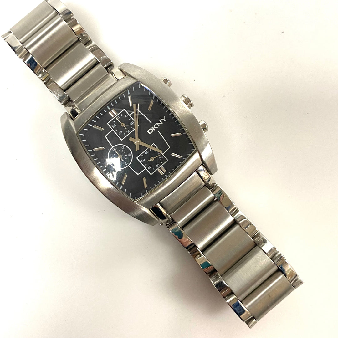 v782 DKNY NY-1234 Stainless steel Chronograph Quartz Movement Men's Wrist Watch
