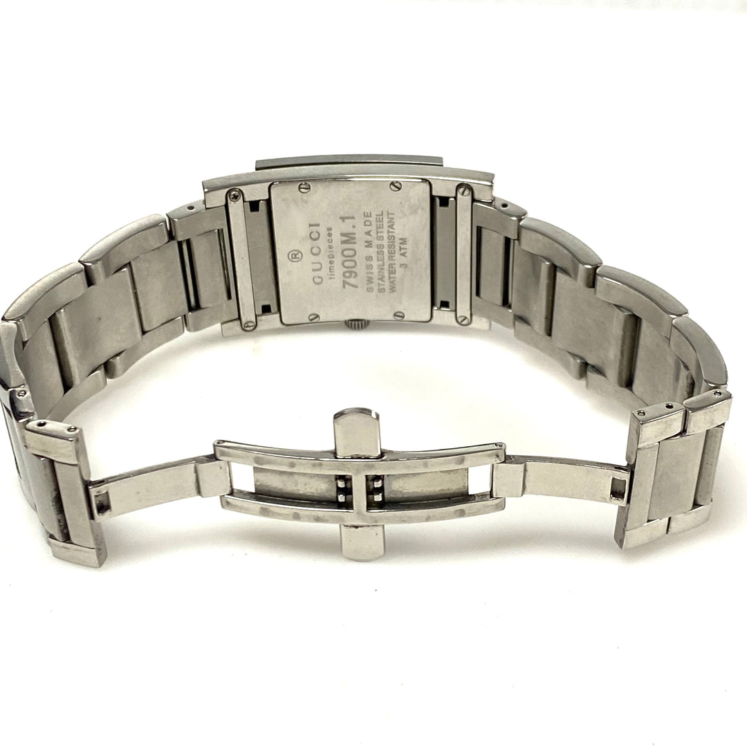 v784 Vintage Gucci 7900M series Stainless Steel Swiss Made Quartz Wrist Watch