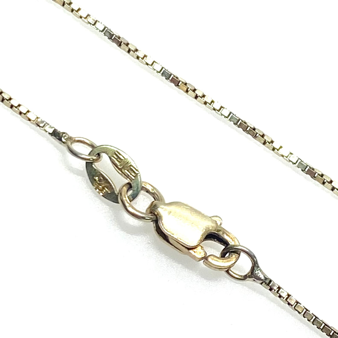 v798 Vintage Sterling Silver 925 Open Heart Pendant on 18" Long Sterling Chain