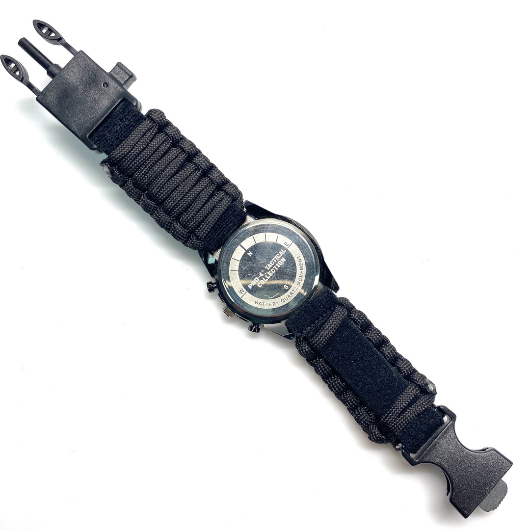 v800 Pro-4 Tactical Multi-functional Tool for Outdoor & Survival Use Wrist Watch