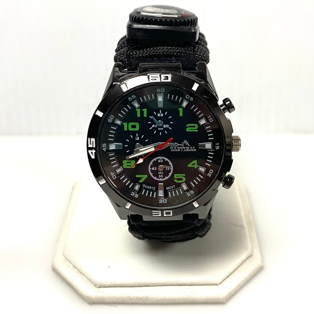 v800 Pro-4 Tactical Multi-functional Tool for Outdoor & Survival Use Wrist Watch